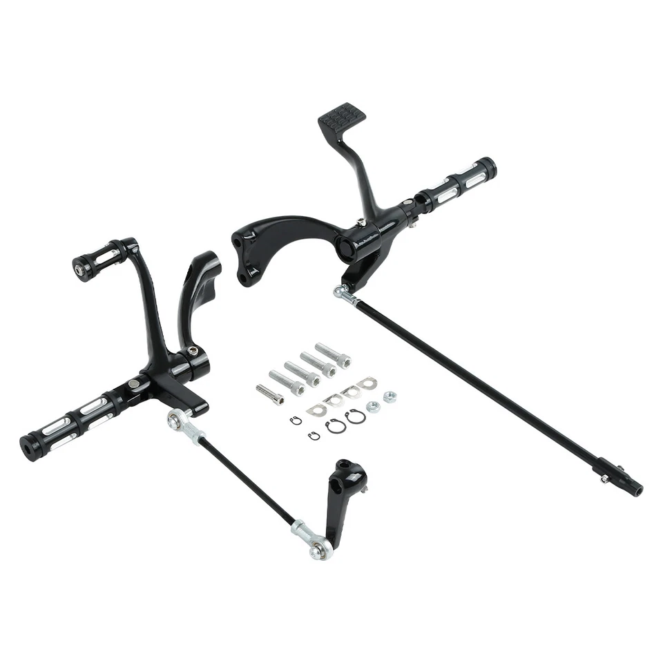 Clavijas de control delantero aptas para Harley Sportster Iron 883 1200 48 72 14-22 Foto 3 de 4