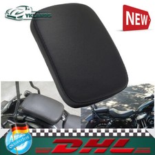 Motorrad Hinten Sozius Sitz Sitzpad mit 8 Saugnapf Schwarz Für Harley Davidson