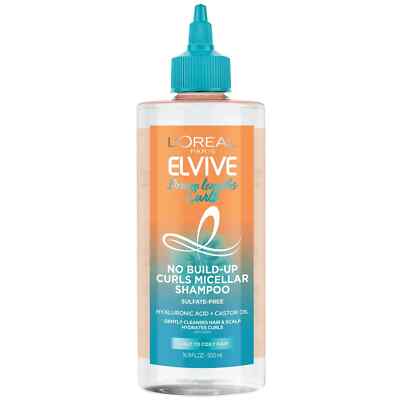 L Oréal Elvive Dream Lengths Curls No Build-Up Curls Micellar Shampoo - 16.9 OZ