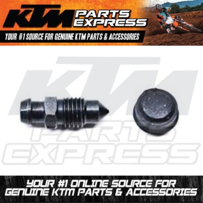 NEW OEM KTM BLEEDER SCREW WITH CAP 690 DUKE ENDURO R 65 105 450
