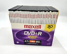 Set of 30 new Maxwell DVD R 4.7 gb up to max 16X 120 min