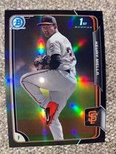 2015 Bowman Chrome Prospects Black Asia Refractors #BCP136 Keury Mella