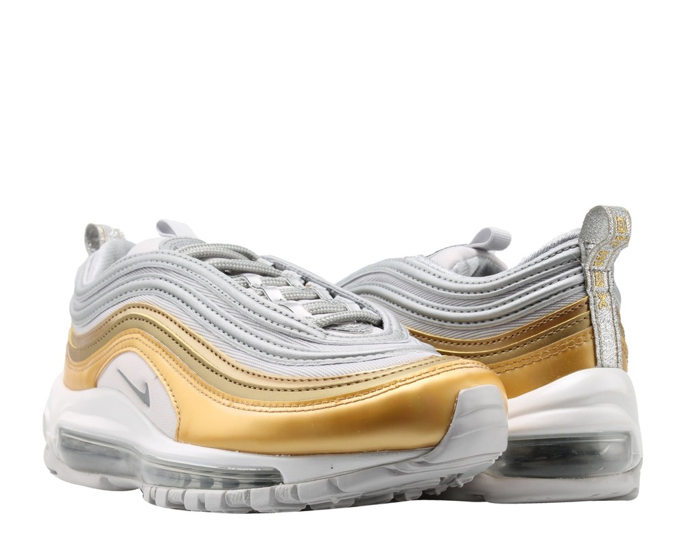 Nike Air Max 97 Women Running Shoes in Vast Grey Metallic Silver AQ4137-001