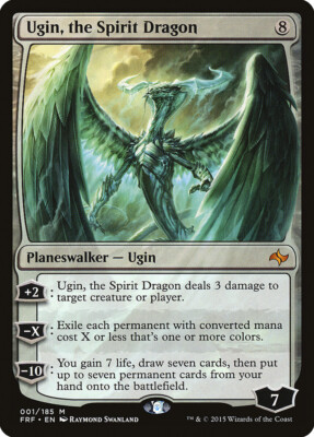 MTG Ugin, the Spirit Dragon  - Fate Reforged #001