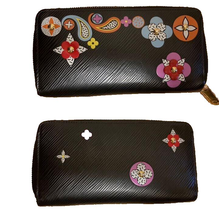 小物 Louis Vuitton Takashi Murakami Wallet Louis Vuitton x Takashi Murakami Clemence Wallet Black