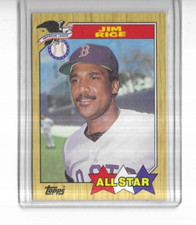 1987 Topps #610 Jim Rice Boston Red Sox All Star