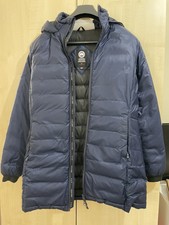 Canada Goose Camp Hooded Down Jacket, Navy, Uk Size Xs