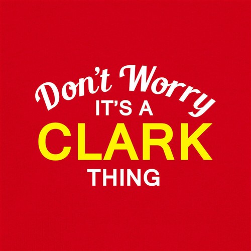 Don't Worry It's a CLARK Thing! Cushion Surname Custom Name Family Cover - Picture 2 of 12