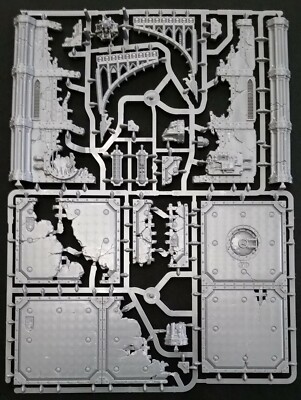 Warhammer 40K Terrain Ruin Floors Pillars Mechanicus Manufactorum Battle Sanctum
