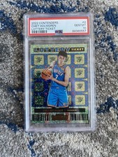 2022 Contenders Chet Holmgren RC Lottery Ticket #2 GEM MINT 10