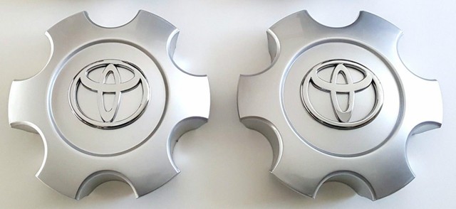 Set 4 17" Wheel Hub Center Caps HYPER Silver for 03-07 Toyota Tundra