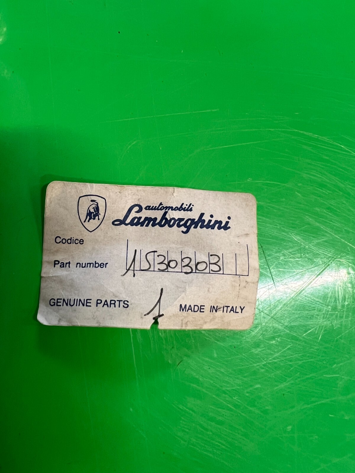 Lamborghini Diablo Oil Pressure Sensor , Gauge Sender Sending Unit NEW GENUINE