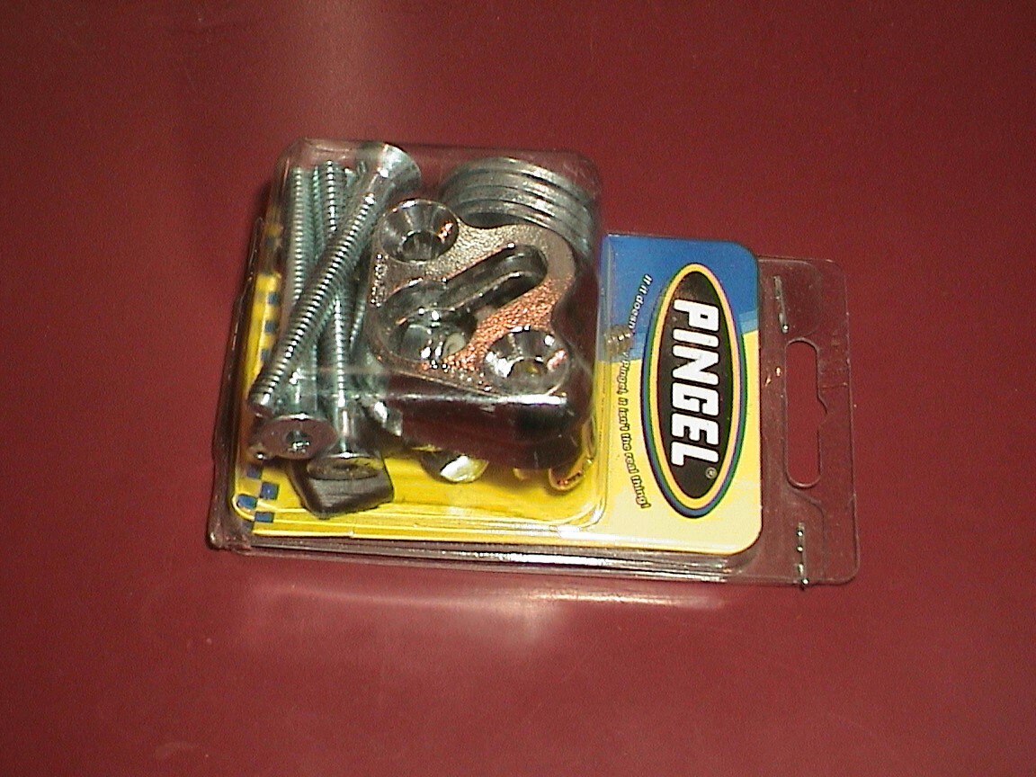 NEW Pingel Removable Motorcycle Wheel Chock TBolt/Anchor Hardware