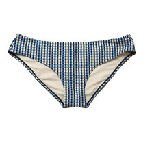 Xhilaration NWT Cheeky Swimsuit Bikini Bottoms Blue Plaid Sz XL