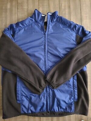 Vintage 90's Nike Fleece Lined Nylon Shell Zip Up Jacket Vintage 90's Nike Fleece Lined Nylon Shell Zip Up Jacket