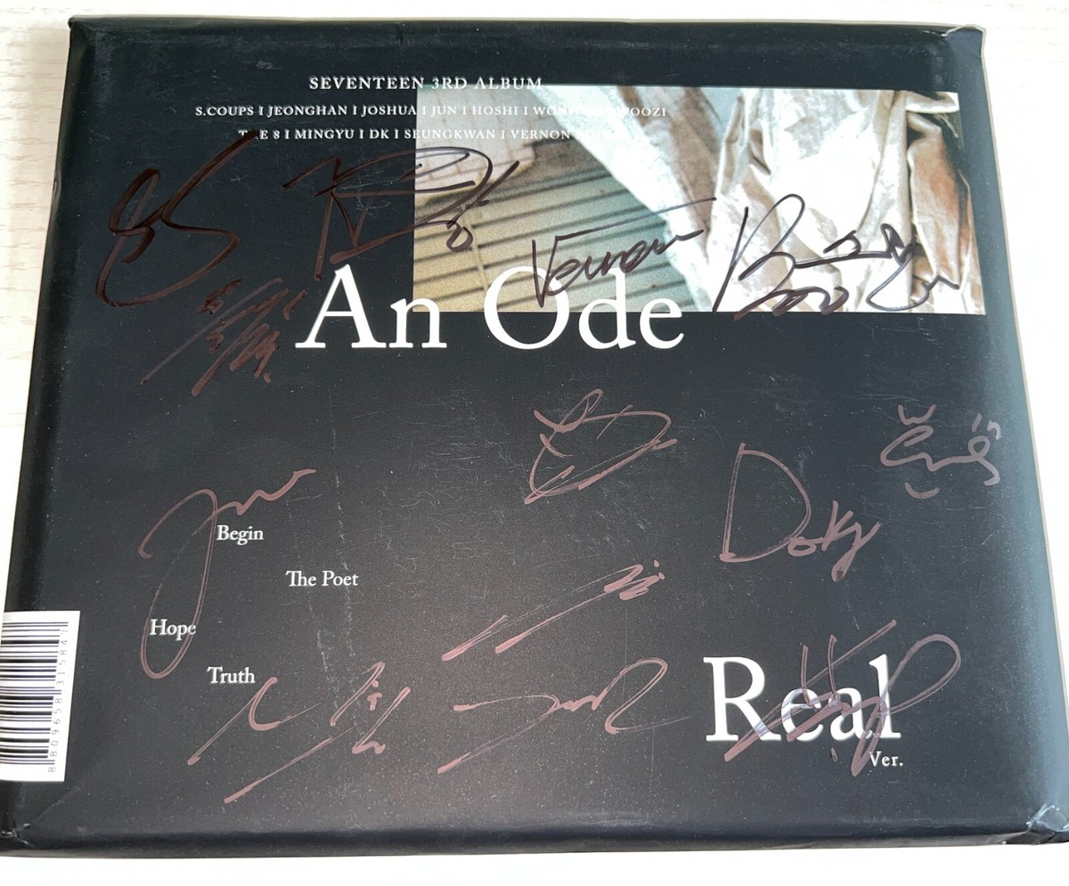 SEVENTEEN セブチ ジョシュア サイン入り CD An Ode s-l1200.jpg