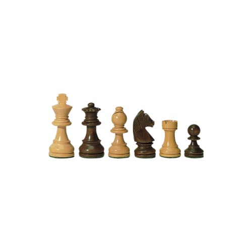 Chess Pieces - Staunton - Brown - King Height 63 Mm - Picture 1 of 2