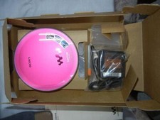 SONY D-NE730 CD walkman pink portable cd player Good condition Working JP
