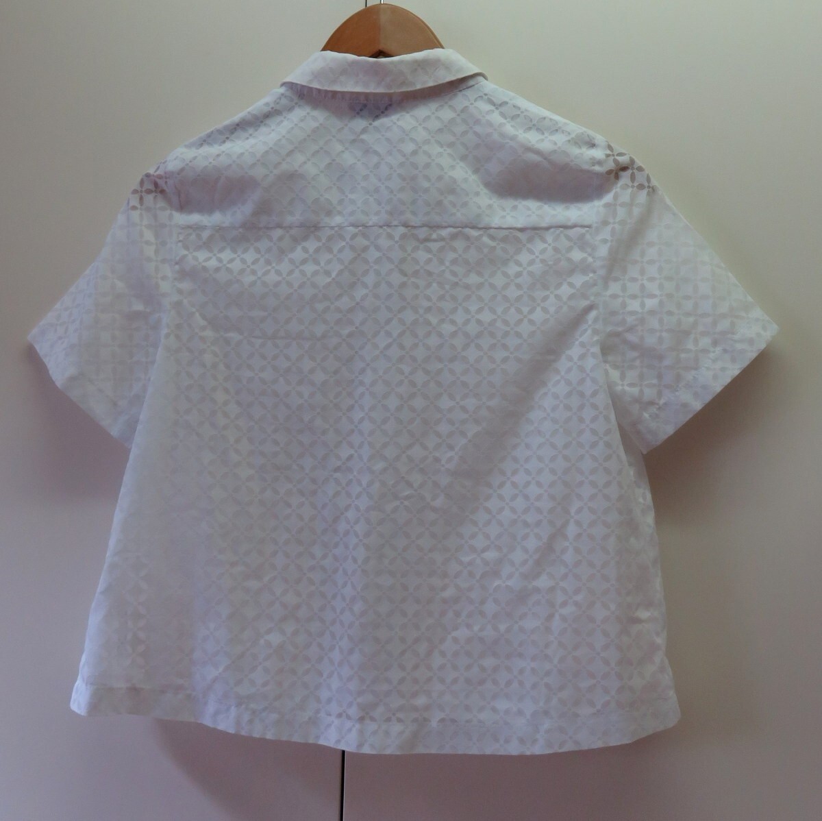 Stylish White Sheer Pattern Blouse from TOPSHOP -… - image 5