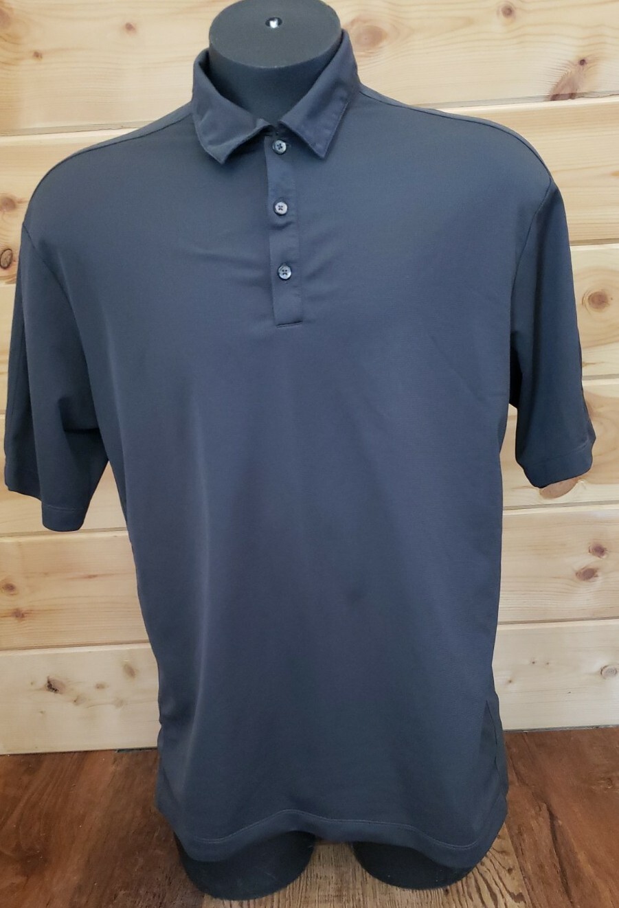 NIKE GOLF MENS GRAY Dri FIT POLO GOLF SHIRT SIZE L Gem