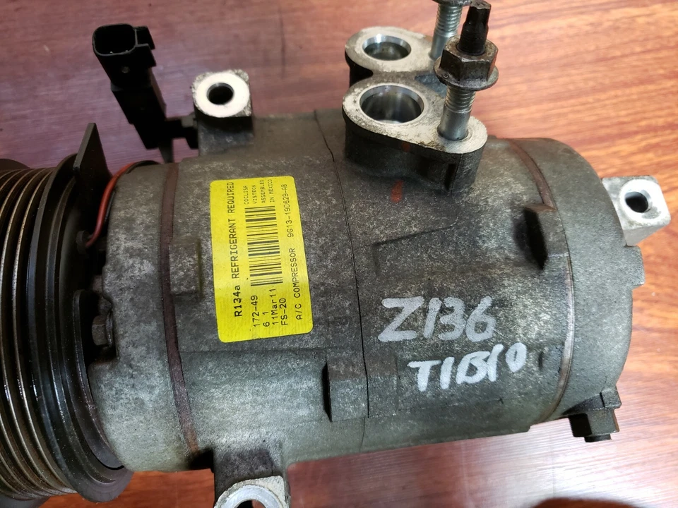 Compresor de aire acondicionado Lincoln MKT/MKS 2010-2012 Ford Flex/Taurus 3,7 L 9G13-19D629-AB Foto 4 de 4