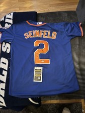 Jerry Seinfeld Hand Signed AUTO Jersey JSA CERTIFIED SEINFELD COMEDIAN LEGEND