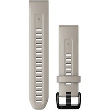 Garmin 010-13102-04 QuickFit 20 Silikon-Uhrenarmbänder - Hellsand 20 mm