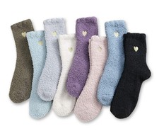 Women's Cozy Fluffy Fuzzy Socks Plush Home Slipper Socks 5678 Pairs8 Love Emb...