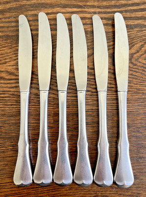 Oneida PATRICK HENRY Set of 6 Dinner Knives 8.5'' Community Stainless