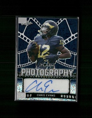 2021 Leaf Flash Flash Photography Autographs Navy Blue #FP-CE1 Chris Evans RC