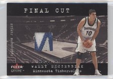 2001-02 Fleer Genuine Final Cut Jerseys Wally Szczerbiak 0fz1