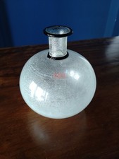 Vaso Monofiore in vetro Murano Salvadori degli anni 70