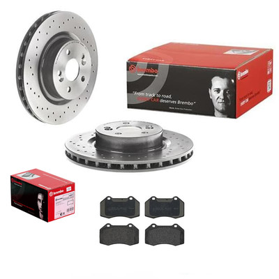 brembo BREMSSCHEIBEN 312mm + BELÄGE VORNE passend für RENAULT CLIO 3 MEGANE 2