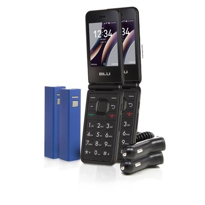 Tracfone BLU FLEX + 1500 MIN/1500 Text/1500MB Annual Plan (2-Pack Bundle)