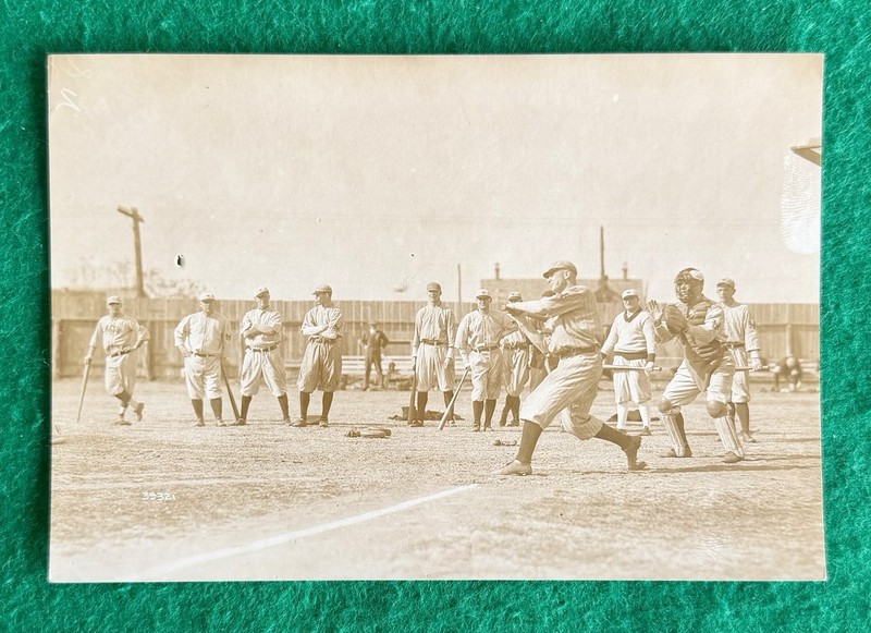 Vintage Christy Mathewson Type 1 Baseball Photograph Circa 1910 Antique RARE