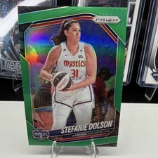 Panini 2025 Prizm WNBA Stefanie Dolson Washington Mystics Green Prizm #112