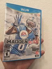 Madden NFL 13 FOR WII U Complete And Tested Game Case And Manual