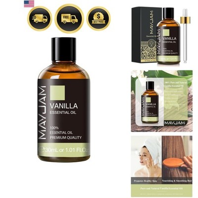 Vanilla Essential Oil 30ml for Aromatherapy Diffuser Candle Soap Making