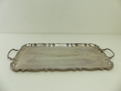 (ref288MG) Vintage Liverpool & Bootle CID E Richardson 1969 Silver Plated Tray
