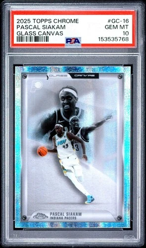 2025 Topps Chrome Pascal Siakam Base (PSA 10)