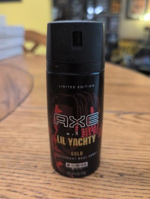 AXE Body Spray Limited Edition Lil Yachty Gold Body Spray 4oz New