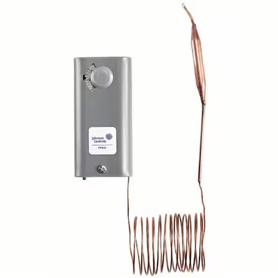 Johnson Controls A19abc-4C Line Voltage Mechanical Thermostat, Heat Or Cool, 50