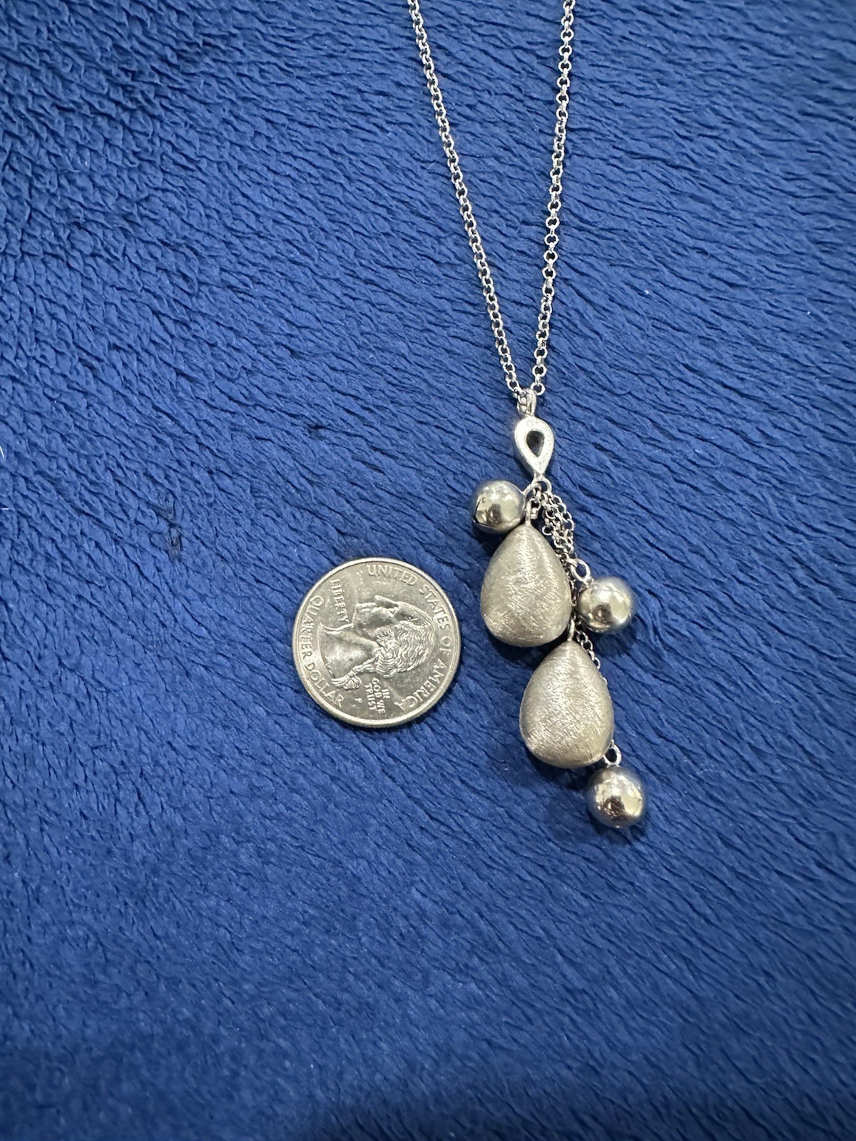 Sterling Silver 925 Dangling Frederic Duclos Tear… - image 5