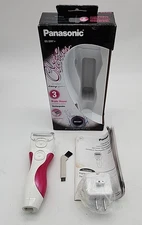 Panasonic Close Curves Ladies Wet Dry 3-Blade Shaver ES2207P w/ Pop-Up Trimmer