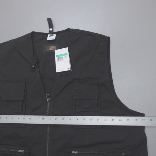 Nike Life Utility Vest Gilet Cargo Black FN3214-010 Men's Classic Fit Size XL - Picture 5 of 7