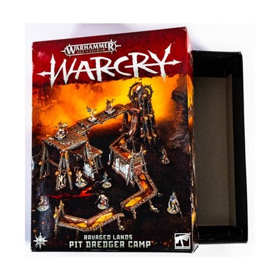 GW AoS Warcry Ravaged Lands - Pit Dredger Camp - Box Only! VG