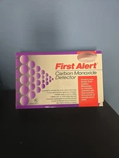 First Alert Vintage Carbon Monoxide White Detector Protect Your Family- Open Box
