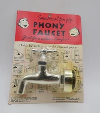 1957 Phony Faucet H. Fishlove & Co. Novelty Gag Gift Vintage
