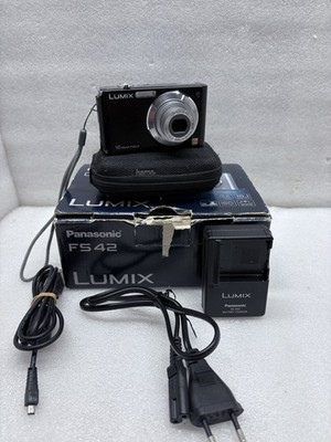 Digitalkamera Panasonic Lumix DMC-FS42 Schwarz OVP Kompakt Getestet  