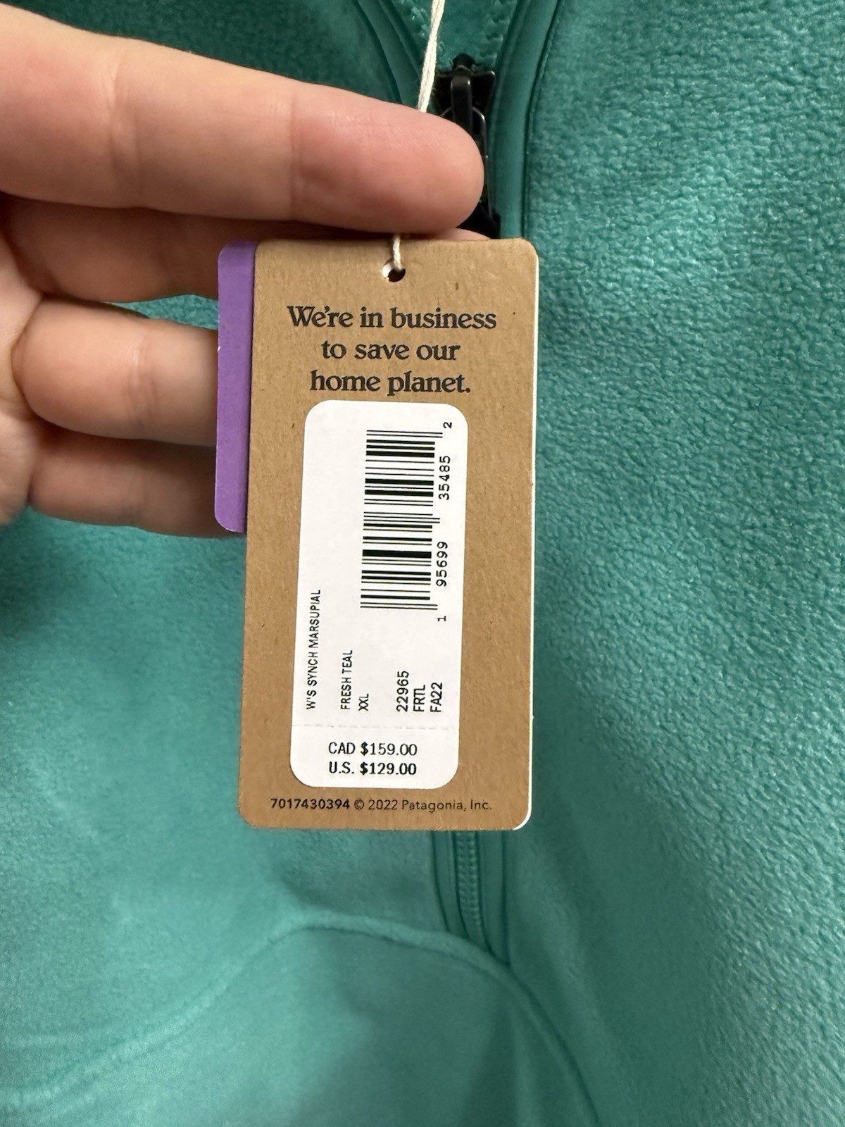 Women’s Patagonia Synchilla Marsupial Pullover thumbnail 2